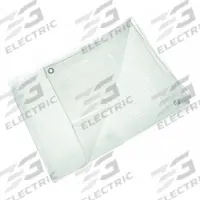 APPROVED VENDOR Tarp: 79.33 ft Lg, 48 ft Wd, Std Duty, 5.1 mil, Polyethylene, Clear, 3.4 oz/sq yd (MPN 5WTL8). Key specifications — Color: Clear; Brand: APPROVED VENDOR.