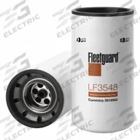 FLEETGUARD Automotive Oil Filter: 2 1/4"-12 UNS-2B Thread Size, 10 5/16 in Overall Ht, Oil (MPN LF3548). Key specifications — Brand: FLEETGUARD; Compatible Vehicle Make: Kenworth.