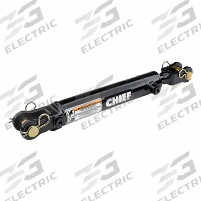 CHIEF Welded Hydraulic Cylinder: 3 in Bore Dia., 24 in Stroke Lg, 34 1/4 in Retracted Lg - Repairable Clevis-Mount Welded Hydraulic Cylinders