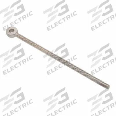 AMPG Fixed Rod End: Stainless Steel, Plain, 6 in Hole Center-to-End Lg, Right Hand - Stainless Steel Male Threaded Fixed Rod Ends