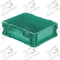 ORBIS Straight Wall Tote: 2.2 gal, 12 in x 15 in x 5 in, Stacking Capable, 300 lb Stacking Capacity (MPN NXO1215-5). Key specifications — Material: Plastic; Stackable: Stacking Capable; Brand: ORBIS.
