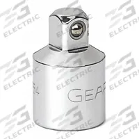 GEARWRENCH Socket Adapter: 3/8 in Output Drive Size, Square, 1 in Overall Lg, Chrome (MPN 81354). Key specifications — attr1204997: Square; attr1205006: GEARWRENCH; attr1204986: Chrome; attr1205002: Locking Not Included.