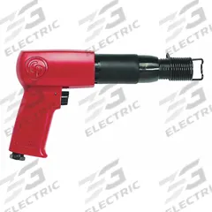 CHICAGO PNEUMATIC Air Hammer: 3/8 in Shank Size, 3 1/2 in Stroke Lg, 2,300 bpm Blows per Minute (MPN CP7150). Key specifications — attr1320834: CHICAGO PNEUMATIC; attr1320853: Round; attr1320854: Round; attr1320857: Bare Tool.