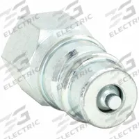PIONEER Hydraulic Quick Connect Hose Coupling: 1/4 in Coupling Size, Steel, 11.36 lpm Max. Flow Rate (MPN 4010-T6). Key specifications — Body Material: Steel; Valve Type: Poppet; Thread Size: 9/16"-18; Brand: PIONEER.