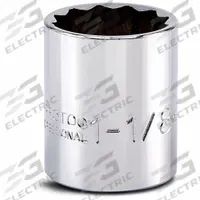 PROTO Socket: SAE, 1/2 in Drive Size, 1 1/8 in Socket Size, 12-Point, Std, Chrome, Socket (MPN J5436). Key specifications — attr1204417: PROTO; attr1204392: Chrome.