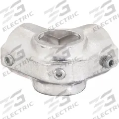 Structural Pipe Fitting: Side Outlet Tee, Tee, 1 1/2 in For Pipe Size, Aluminum, Gray (MPN 11E-8). Key specifications — Manufacturer Part Number: 11E-8; Brand: HOLLAENDER; Finish: Mill; Material: Aluminum; Product Type: Side Outlet Tee.