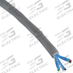 CAROL Communication Cable: 25 ft Cable Lg, 7 Strands, 22 AWG, Computer Systems/Control Systems, Gray (MPN C6040A). Key specifications — Application: Control Systems; Fire Rating: Riser; Insulation Material: Plastic; Jacket Material: PVC; Manufacturer Part Number: C6040A; Product Type: Communication Cable; Shielding Material: Aluminum/Mylar; Brand: CAROL.
