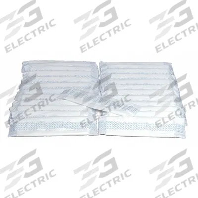 DMI Disposable Liners: Heavy, Non-Woven Fabric, White, 4 1/2 in Overall Wd - Incontinence Liners