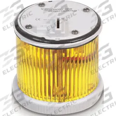 EDWARDS SIGNALING Tower Light Module: Steady, 24V AC/24V DC, Yellow, 70 mm Overall Dia, 200 Class (MPN 270LEDSY24AD). Key specifications — Brand: EDWARDS SIGNALING; Compatible with Series: 200 Class; Lens Color: Yellow; Operating Voltage: 24V DC; Manufacturer Part Number: 270LEDSY24AD.