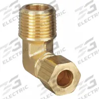 PARKER Compression Fitting Elbow: 3/8 in OD x 1/8 in Pipe Fitting Size, Compression x MNPT, 10 PK (MPN 169C-6-2). Key specifications — Brand: PARKER.