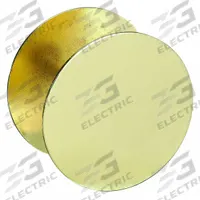 APPROVED VENDOR Door Cover Plate: 2 5/8 in Dia, Brass (MPN 1XMU7). Key specifications — Brand: APPROVED VENDOR.