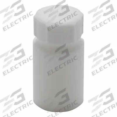 DYNALON Wide Mouth Bottle: PTFE, 10 mL, Closure Included, Colorless - PTFE Wide Mouth Round Lab Bottles