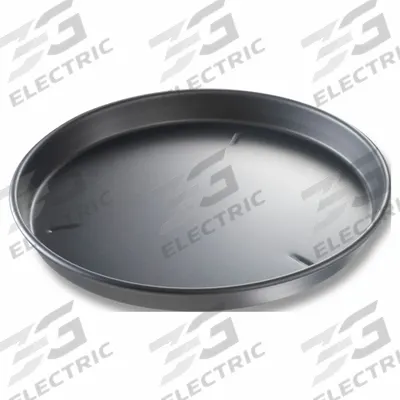 CHICAGO METALLIC Pizza Pan: 16 in Overall Dia, Anodized Aluminum, Solid, 14 ga Gauge - Pizza Pans