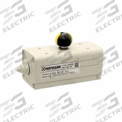 HAYWARD Pneumatic Valve Actuators: 133 in-lb Force at 80 psi, Aluminum, F03/F05 - Double-Acting Valve Actuators