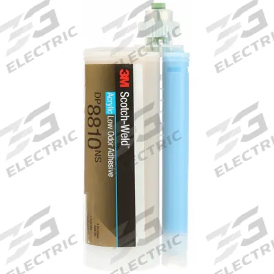 3M Acrylic Adhesive: DP8810NS, Ambient Cured, 45 mL, Dual-Cartridge, Black - Acrylic Dual Cartridges for Two-Part Applicators