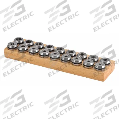 TECHNIKS Collet Set: Sealed, ER40, 3/8 in to 1 in Collet Size Range - Sealed ER Collet Sets