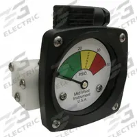 MIDWEST INSTRUMENT 3-Color Differential Pressure Indicator: 1,000 psig Max. Static Pressure, 522 (MPN 522P-050-LA). Key specifications — Brand: MIDWEST INSTRUMENT; Accuracy: ±5% of Full Scale; Sensor Material: Buna-N; Housing Material: Acetal Plastic; Transition Points: 0 psid to 20 psid (Green) / 20 psid to 30 psid (Yellow) / 30 psid to 50 psid (Red).