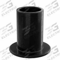 OILITE Flanged Sleeve Bearing: Vespel SP-21, 1/4 in Bore, 5/16 in OD, 1/2 in Overall Lg, Black (MPN VSPF-0405-04B). Key specifications — Brand: OILITE; Color: Black.