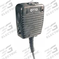 OTTO Speaker Microphone: Fits Icom, For F30G/F50 Series, 2.5 mm_3.5 mm Jack, Push To Talk, IP68 (MPN V2-S2CM11111). Key specifications — Compatible Radio Series: F30G; Color: Black; Brand: OTTO; Manufacturer Part Number: V2-S2CM11111; Push To Talk: Yes.