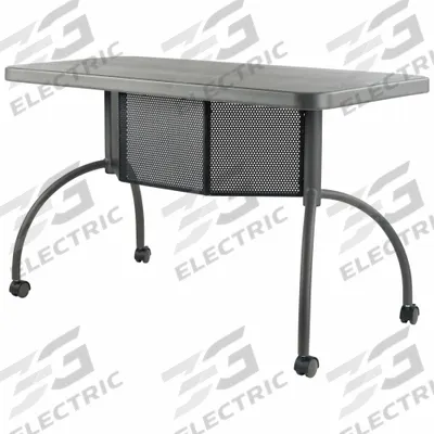 NATIONAL PUBLIC SEATING Seminar/Training Table: Charcoal, 30 in, 48 in Table Lg - Standard Seminar & Training Tables