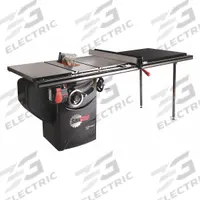 SAWSTOP Table Saw: 120 V AC Volt, 14 A Current, 10 in Blade Dia., 52 in Max. Cut Wd Right of Blade (MPN PCS175-TGP252). Key specifications — attr1170561: SAWSTOP.