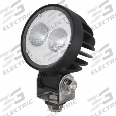 GROTE Vehicle Work Light: Round, Flood, LED, Bracket, Pigtail, Universal, Surface Mount - Vehicle Floodlights