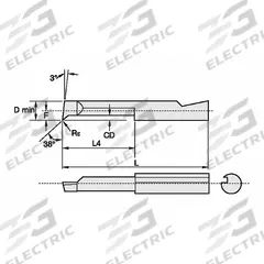 WIDIA Boring Bar: Boring, Bright (Uncoated), 0.0730 in Center to Cutting Tip, Right Hand (MPN APD156500R)
