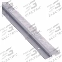 NATIONAL GUARD Door Weatherstripping: Brush Insert, 4 ft Lg, 2 1/16 in Wd, 3/8 in Ht (MPN D608A-48"). Key specifications — Insert Material: Nylon; Flange Material: Aluminum; Brand: NATIONAL GUARD.