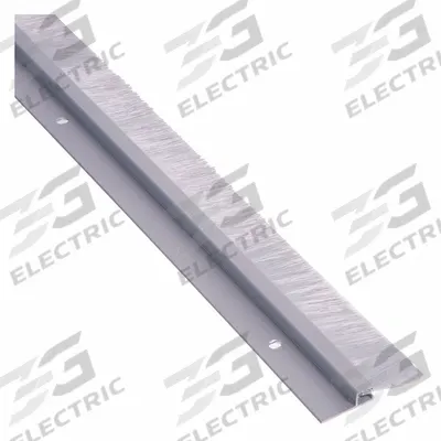 NATIONAL GUARD Door Weatherstripping: Brush Insert, 4 ft Lg, 2 1/16 in Wd - Metal Leaf Weatherstripping