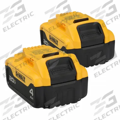 DEWALT Battery: 20V MAX*, 8 Ah, 2 Batteries Included, 20V DC - DEWALT Cordless Tool Batteries