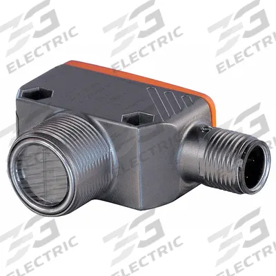 IFM Photoelectric Sensor Receiver: Built-in Connector, 4 - Pin M12 Connector - Rectangular Receivers & Transmitters with Built-in Connectors
