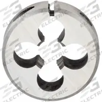 APPROVED VENDOR Round Threading Die: 3/8"-16 UNC, 1 1/2 in OD, Adj, High Speed Steel (MPN 10T752)