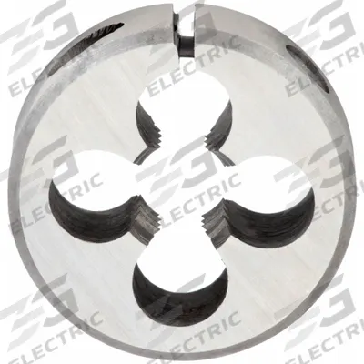 APPROVED VENDOR Round Threading Die: 3/8"-16 UNC, 1 1/2 in OD, Adj, High Speed Steel (MPN 10T752) - Adjustable Round Threading Dies