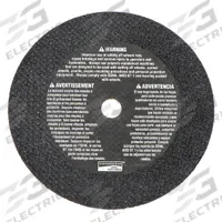 NORTON Abrasive Cut-Off Wheel: Type 1, 3" x 0.035" x 3/8", Aluminum Oxide, 60 Grit, Metal (MPN 07660789451). Key specifications — Series: Metal; Brand: NORTON.