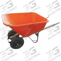 WESTWARD Wheelbarrow: Polyethylene Tray, 8 cu ft Max Volume Capacity, 286 lb Max Load Capacity (MPN 10G165). Key specifications — attr978163: Polyethylene; attr978151: WESTWARD; attr978152: Hardwood; attr978156: Wheelbarrow; attr978159: Steel; attr978160: Pneumatic.