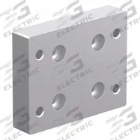 Base Plate: 15 Series, Aluminum, 3 in x 3/4 in x 3 3/4 in, Drop-In, Quad, Adj (MPN 2420). Key specifications — Includes Fasteners: No; Mounting Type: Drop-In; System of Measurement: Inch; Finish: Anodized; Brand: 80/20; Material: Aluminum; Product Type: Flange Mount Caster Base Plate; Adjustable: Yes.
