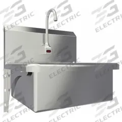 SANI-LAV Hand Sink: 1 Stations, 9 in Bowl Dp, 20 in Bowl Lg, 17 in Bowl Wd, Faucet Included, 16 ga (MPN 504B-0.5). Key specifications — Includes Side Splash: Side Splash Not Included; Series: Stainless Steel Hand Wash Sink; Brand: SANI-LAV; Power Source: Battery Powered.