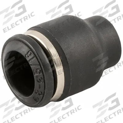 AIGNEP Push-Fit Cap: 10 mm OD Size, Push-to-Connect, Nylon - Nylon & Nickel-Plated Brass Tube Fittings