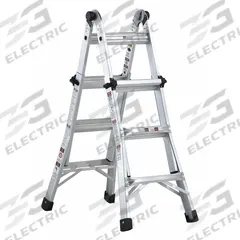 LOUISVILLE LADDER Combination Ladder: 4 Configurations, Aluminum, 300 lb Load Capacity, 24 lb Wt (MPN L-2098-13). Key specifications — Brand: LOUISVILLE LADDER.