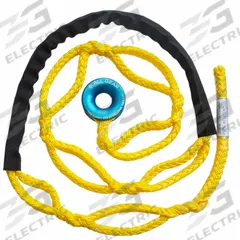 ALL GEAR Arborist Rope Sling: Polyester, 5/8 in Rope Dia, 10 ft, 2,880 lb Working Load Limit, Yellow (MPN AGSRS12S-5810). Key specifications — attr995048: ALL GEAR; attr995063: Fixed.