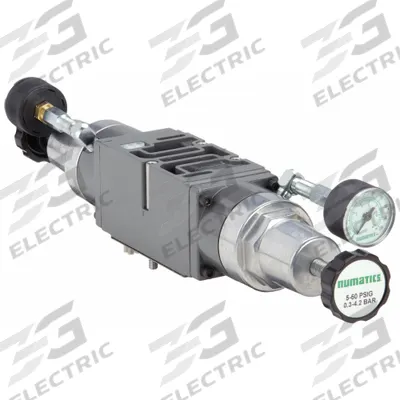 NUMATICS Sandwich Dual Air Regulator: 230 cfm Max Flow Rate, 5 psi to 60 psi - Numatics Sandwich Manifold Compressed Air Regulators