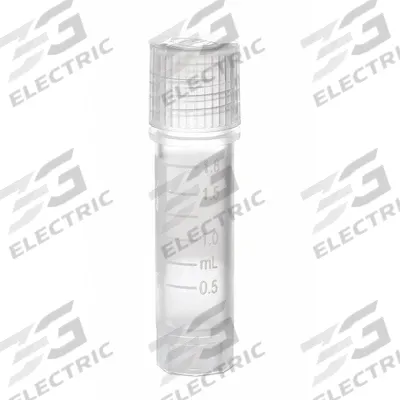 APPROVED VENDOR Cryogenic Vial: Cryogenic, Polypropylene, 2 mL, Natural, 12 mm Body Dia - Plastic Cryogenic Vials