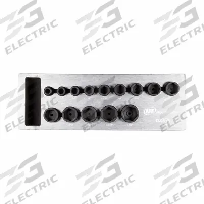 INGERSOLL RAND Impact Socket Set: Small Set (0-50 pieces) Set Size, 14 Pieces, (14) 6-Point - Insider & DXS Socket Sets
