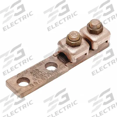 BURNDY Wire Connector: 400 kcmil – 500 kcmil Wire Sizes, 1/2 in Stud Size - Straight Mechanical Lugs