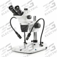 GLOBE SCIENTIFIC Microscope: Stereo, Binocular, 6.5X to 55X, 35.4 mm Optical Field of View, 110 mm (MPN ENZ-1703-PG). Key specifications — attr1026048: GLOBE SCIENTIFIC; attr1026068: 55X; attr1026078: 6.5X to 55X; attr1026095: 110 mm.