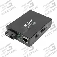 EATON TRIPP LITE Fiber to Ethernet Media Converter: 2 Ports, RJ45/SC Multimode, Multimode (MPN N785-P01-SC-MM1). Key specifications — Port Type: RJ45; Mode Type: Multimode; Manufacturer Part Number: N785-P01-SC-MM1; Brand: EATON TRIPP LITE; Features: Works in Tandem with N785-001-SC-MM Media Converter; Product Type: Fiber to Ethernet Media Converter; Maximum Input Voltage: 240V AC; Network Interface: 100 MBps (Fast Ethernet).