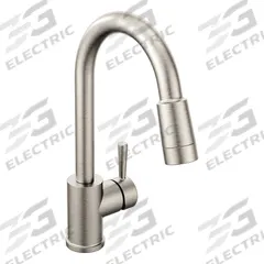 CFG Gooseneck Pull Out Kitchen Faucet: Edgestone, Brass, Single-Post, Deck, 1 Mounting Holes, Metal (MPN 46201CSL). Key specifications — Series: Edgestone; Brand: CFG.