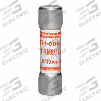 MERSEN Fuse: TRM Series, Midget, Time-Delay, 800 mA, 250 V AC, 13/32 in x 1 1/2 in - Time-Delay Cylindrical Fuses
