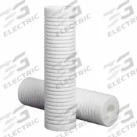 3M Water Filter Cartridge: 1 micron, String Wound, Polypropylene, 17 1/2 in Overall Ht (MPN RT09Q16G20NN). Key specifications — Brand: 3M; Filter Media: Polypropylene.