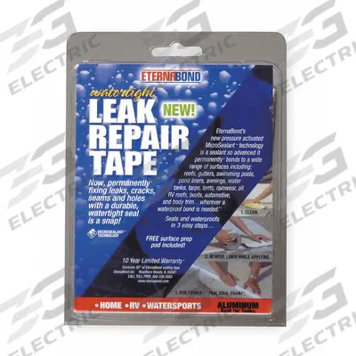 ETERNABOND Roof Repair Tape Kit: 4 in W, 5 ft L, 35 mil Thick, Silver - Roof Tape Kits